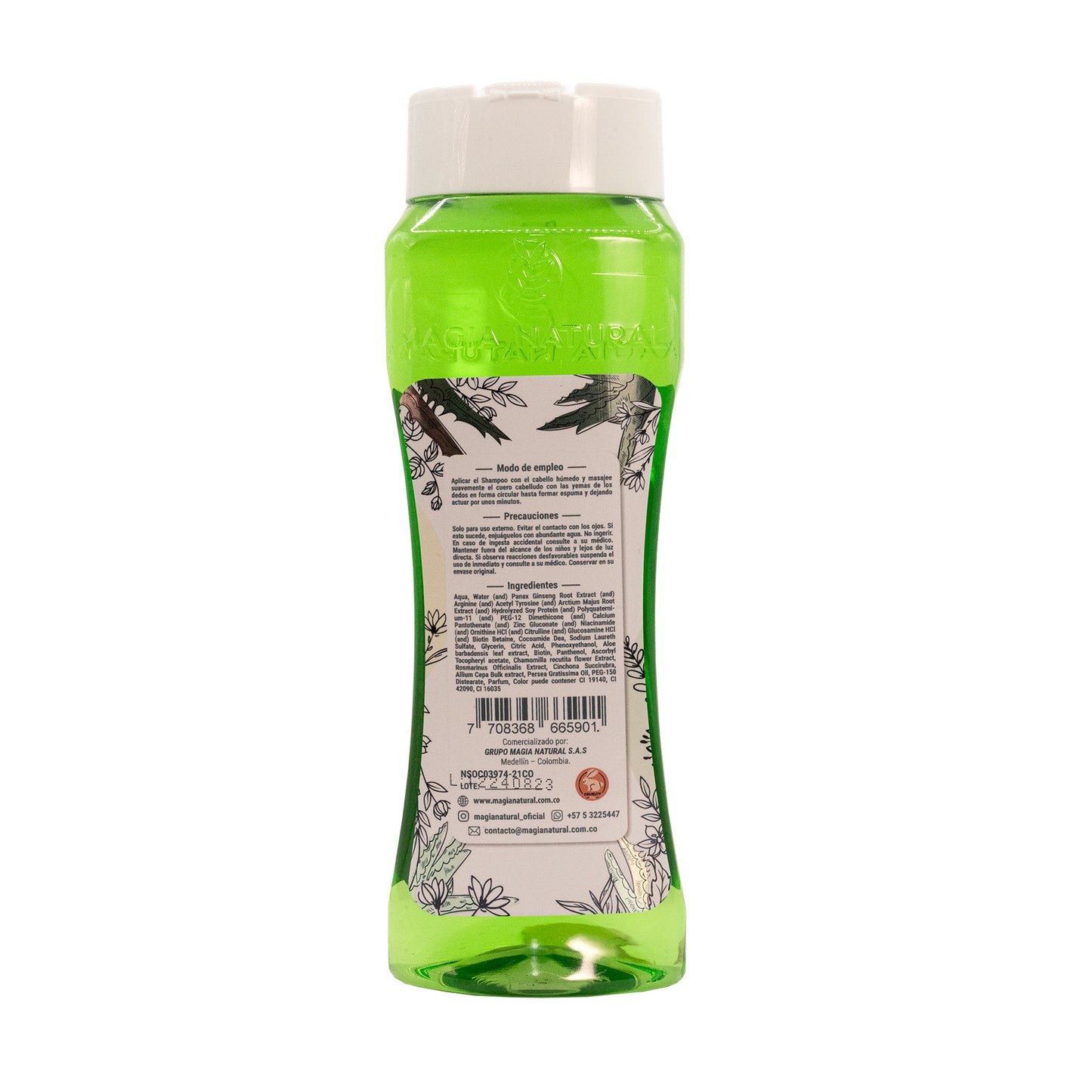 SHAMPOO DE ALOE VERA 500 ml