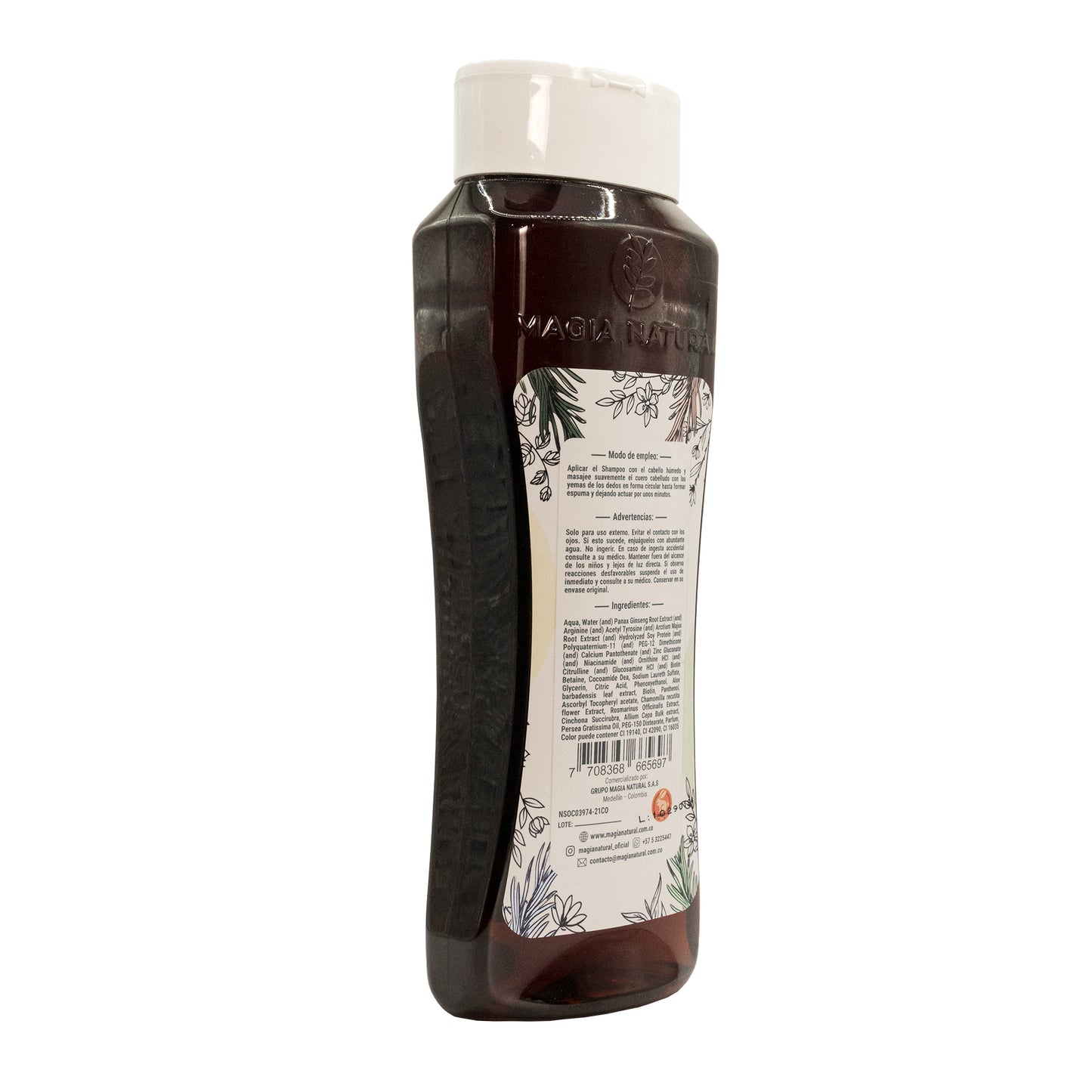 SHAMPOO DE ROMERO Y QUINA 500ml