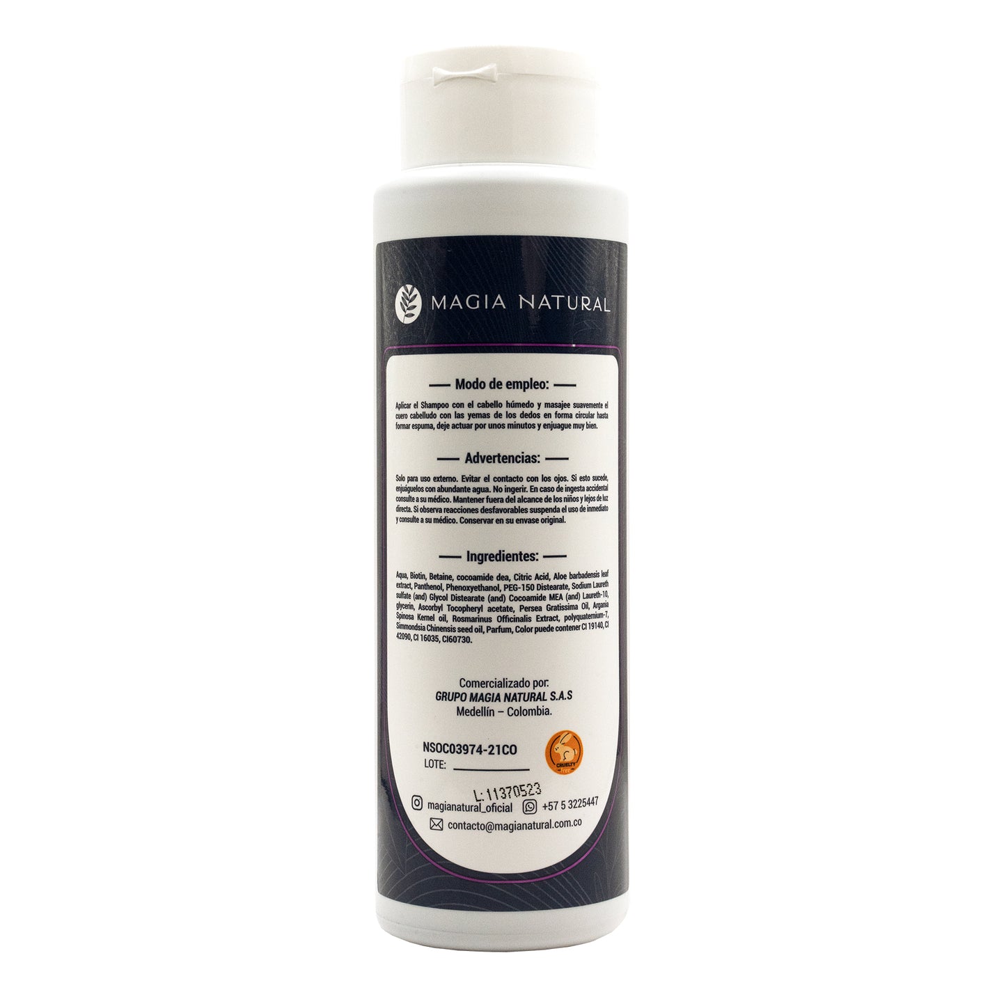 SHAMPOO DE CANAS 450ml